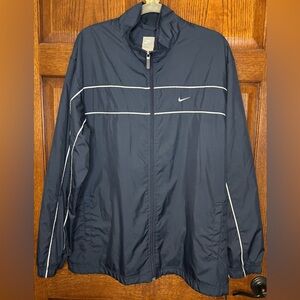 Nike Men’s Large Navy Blue Windbreaker Jacket
